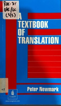 Image of A TEXTBOOK OF TRANSLATION