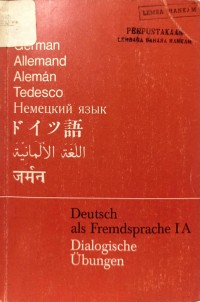 Image of BAHASA JERMAN SEBAGAI BAHASA ASING IA LATIHAN DIALOGIS