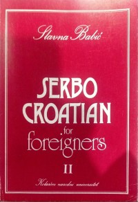 Image of BAHASA SERBO KROASIA UNTUK ORANG ASING BUKU II