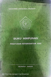 Image of BUKU HIMPUNAN PERATURAN KEPANGKATAN ABRI