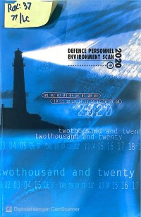 Image of DEFENCE PERSONNEL ENVIRONMENT SCAN 2020