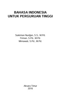 Image of E-BOOK BAHASA INDONESIA UNTUK PERGURUAN TINGGI