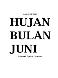 Image of E-BOOK HUJAN BULAN JUNI