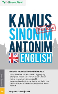 Image of E-BOOK KAMUS PRAKTIS SINONIM ANTONIM ENGLISH
