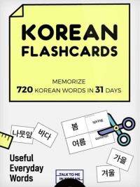 Image of E-BOOK KOREAN FLASHCARD 720 EVERYDAY WORDS IN 31 DAYS