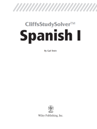 Image of E Book Spanish I