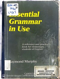 Image of ESSENTIAL GRAMMAR IN USE WITH ANSWERS