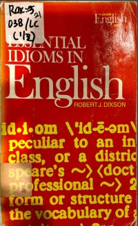 Image of ESSENTIAL IDIOMS IN ENGLISH (IDIOM PENTING DALAM BAHASA INGGRIS)