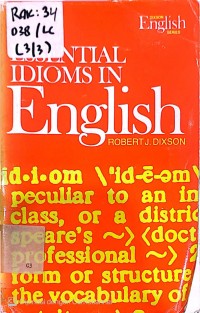 Image of ESSENTIAL IDIOMS IN ENGLISH REVISED EDITION