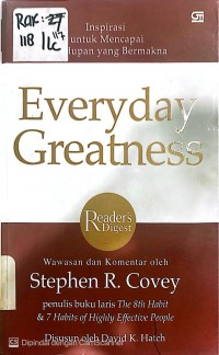 Image of EVERYDAY GREATNESS