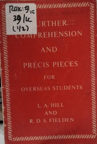 Image of FURTHER COMPREHENSION AND PRECIS PIECES FOR OVERSEAS STUDENTS