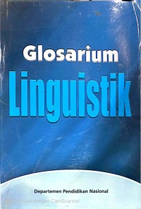 Image of GLOSARIUM LINGUISTIK