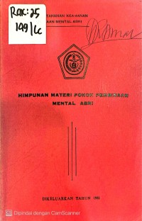 Image of HIMPUNAN MATERI POKOK PEMBINAAN MENTAL ABRI