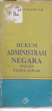 Image of HUKUM ADMINISTRASI NEGARA DALAM TANYA JAWAB