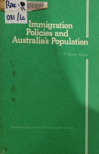 Image of IMMIGRATION POLICIES AND AUSTRALIA'S POPULATION