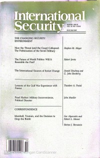 Image of INTERNATIONAL SECURITY