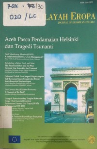 Image of JURNAL KAJIAN WILAYAH EROPA