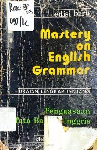 Image of MASTERY ON ENGLISH GRAMMAR EDISI BARU