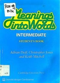 Image of MEANINGS INTO WORDS STUDENT'S BOOK