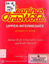 Image of MEANINGS INTO WORDS UPPER-INTERMEDIATE