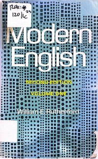 Image of MODERN ENGLISH SECOND EDITION