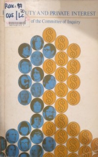 Image of PUBLIC DUTY AND PRIVATE INTEREST