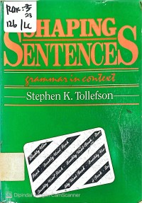 Image of SHAPING SENTENCES
