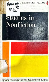 Image of STUDIES IN NONFICTION