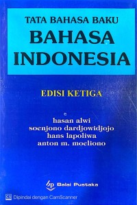 Image of TATA BAHASA BAKU BAHASA INDONESIA EDISI KETIGA