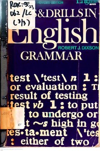 Image of TESTS AND DRILLS IN ENGLISH GRAMMAR BOOK 1