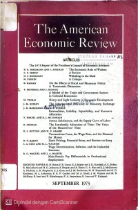 Image of THE AMERICAN ECONOMIC REVIEW