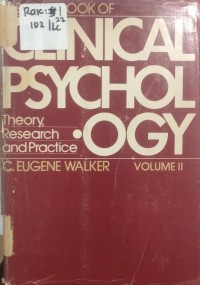 Image of THE HANDBOOK OF CLINICAL PSYCHOLOGY