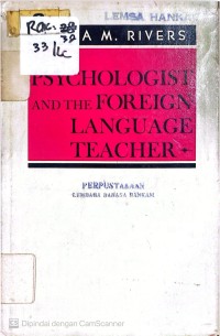 Image of THE PSYCHOLOGIST AND THE FOREIGN-LANGUAGE TEACHER